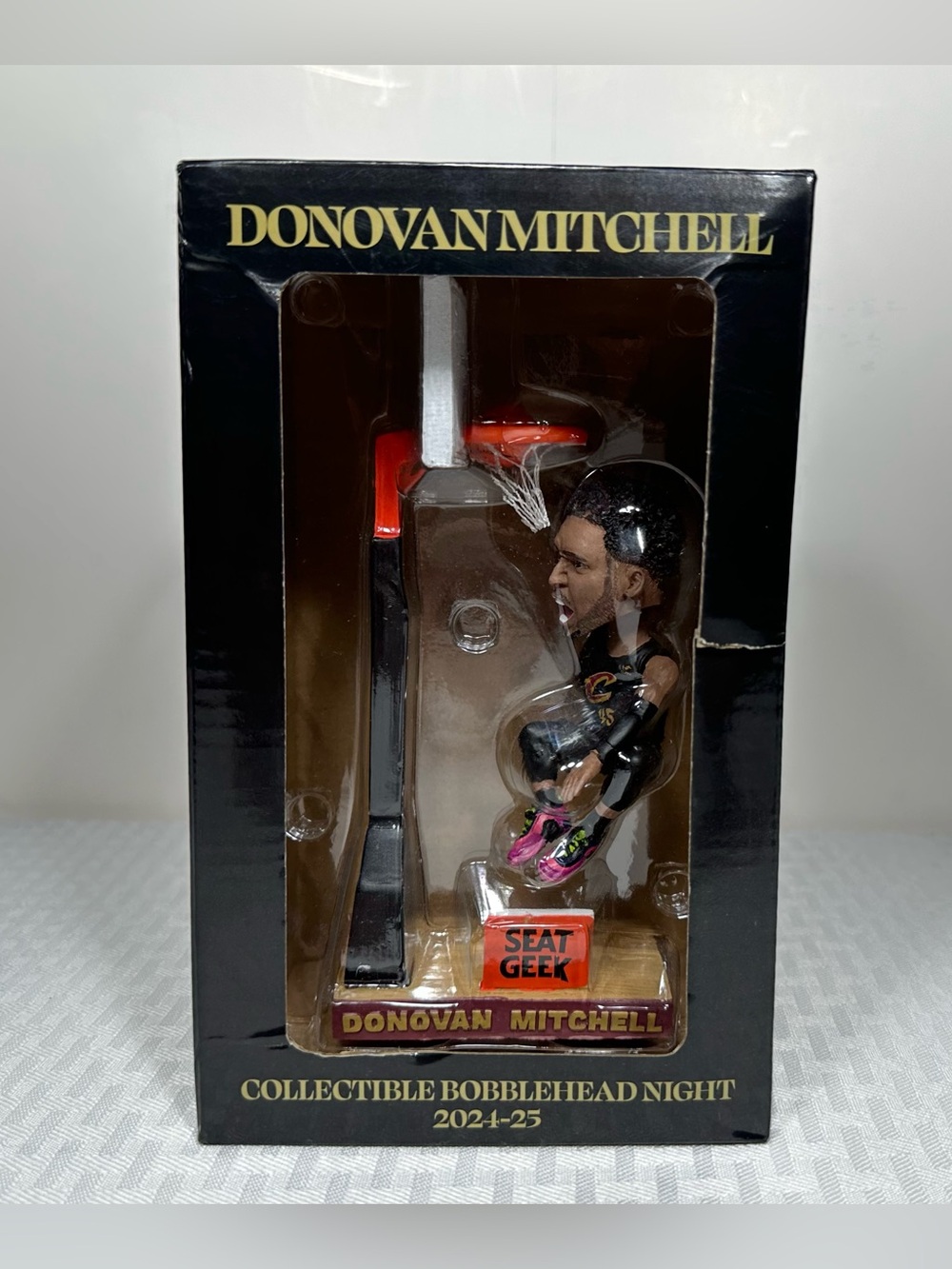 Donovan Mitchell Dunking Bobblehead Night 2024-25 Cavaliers Cavs SGA Seat Geek